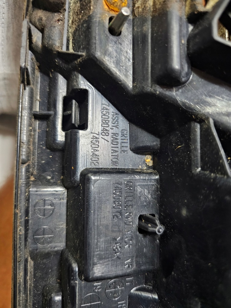 фото №12, Решётка радиатора решётка радиатора радиатора mitsubishi eclipse cross