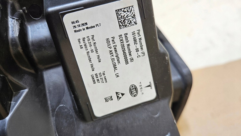 фото №11, Лампа левая перед передняя tesla model 3 lift y full led 151495200c