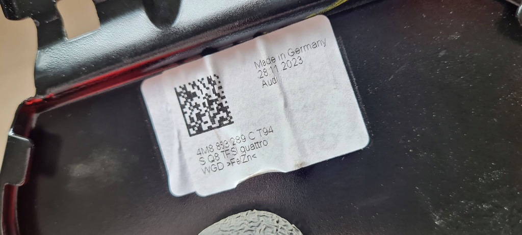 фото №11, Sq8 4m накладка стійка вертикальна b середня надпис sq8 4m8853289c