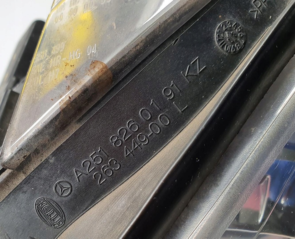 фото №9, Лампа правая передняя перед mercedes w251 europa