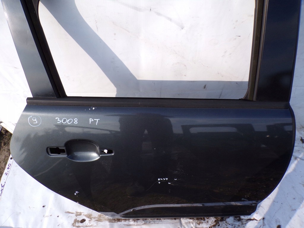 фото №3, Дверь правый задняя peugeot 3008