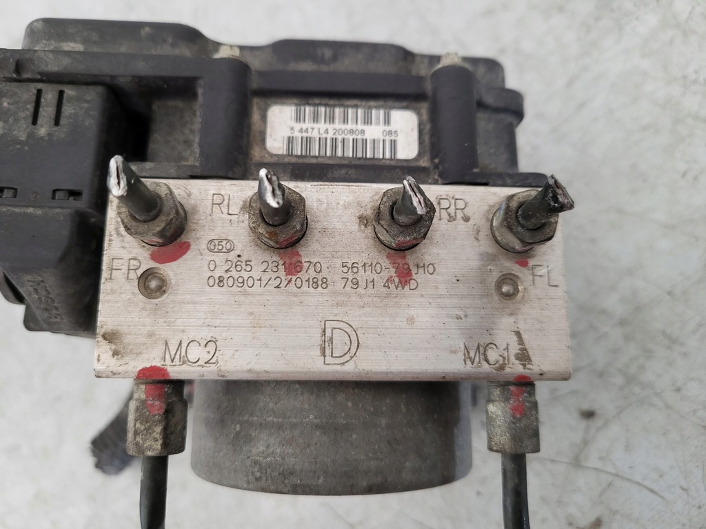 фото №7, Fiat sedici suzuki sx4 08r 1.6 16v насос abs 4wd