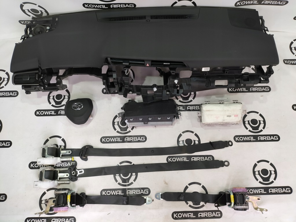 фото №1, Toyota camry приборная панель консоль подушка безопасности подушки безопасности ремни оригинал демонтаж