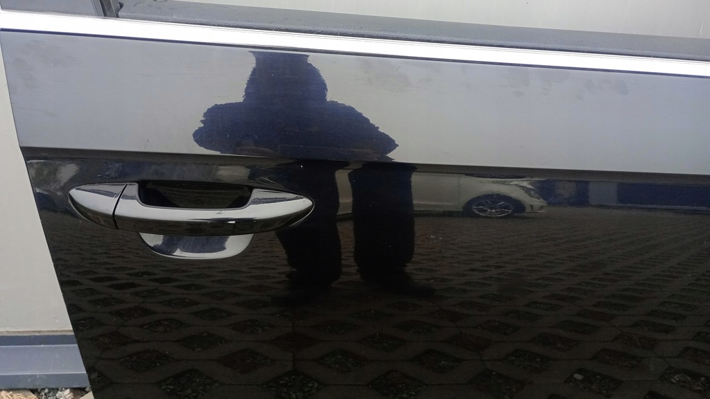 фото №7, Двері правий перед vw passat b7 чорні lc9x