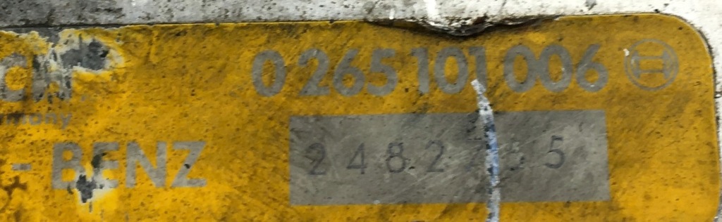 Купити Модуль блок керування abs mercedes w126 0265101006