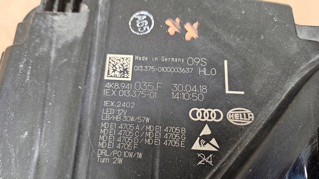 фото №15, Лампа перед передняя левая audi a7 c8 matrix 4k8941035f