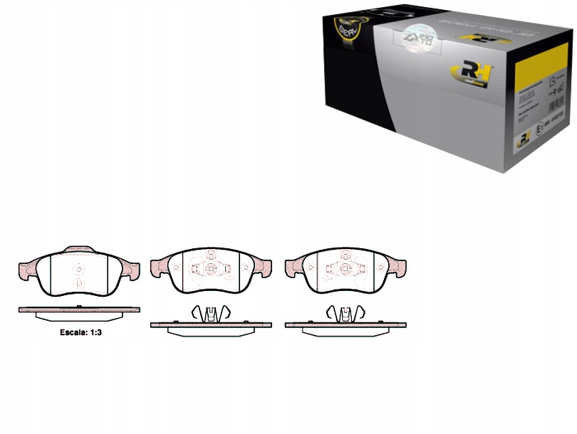 фото №1, Roadhouse тормозные колодки тормозные dacia dokker duster lod