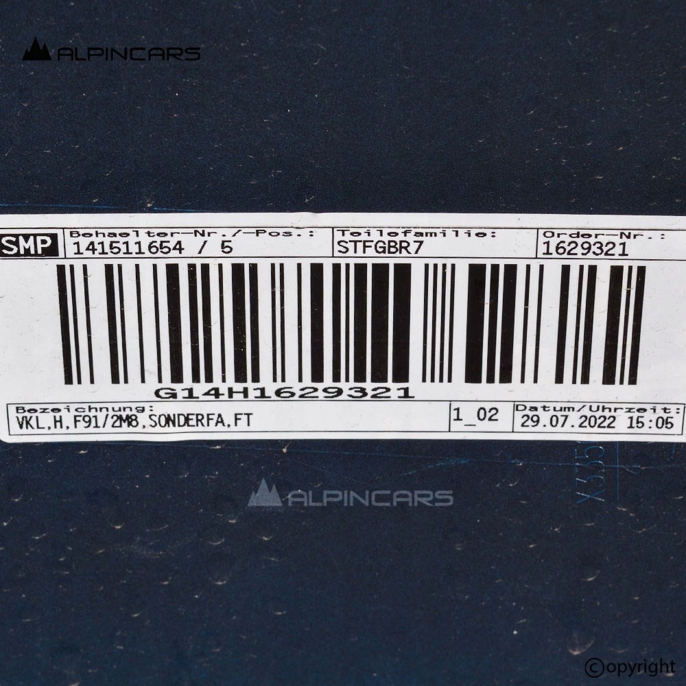 фото №6, Bmw 8 f91 f92 m8 бампер задний voodoo blue