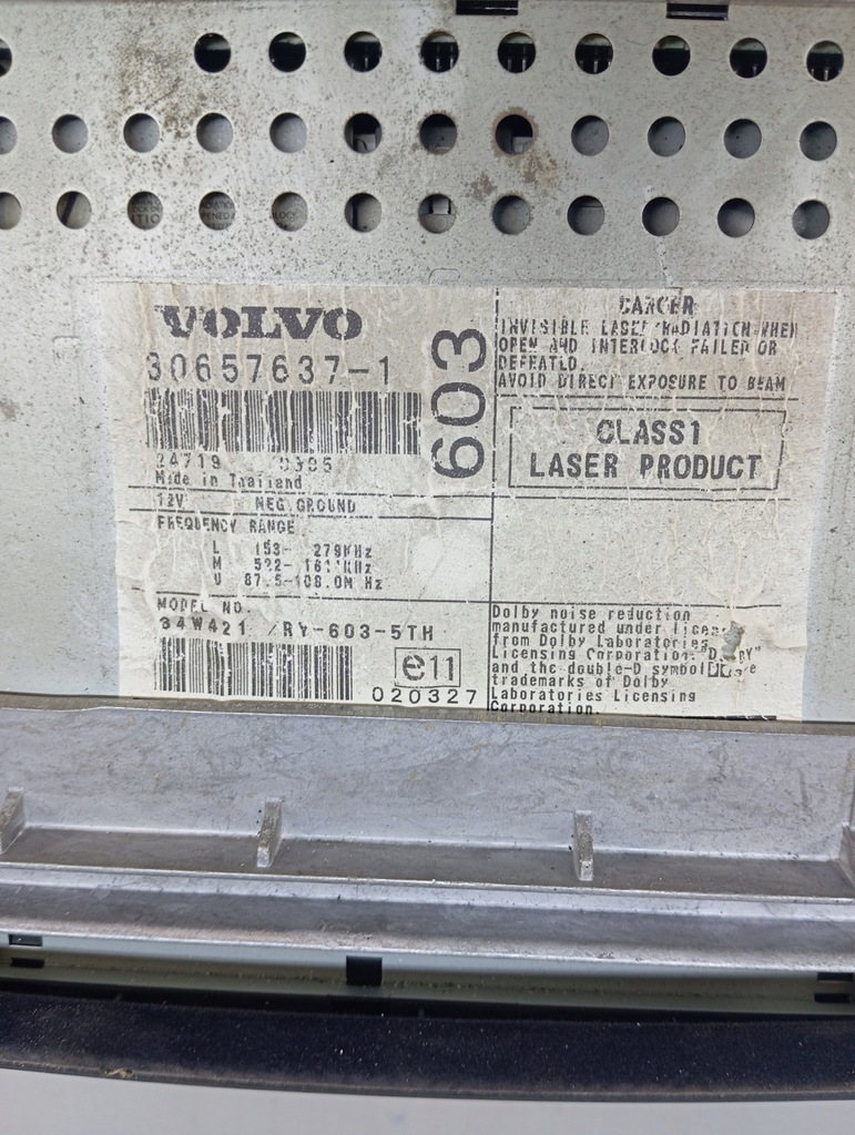 фото №8, Volvo s60 радио заводской 30657637-1