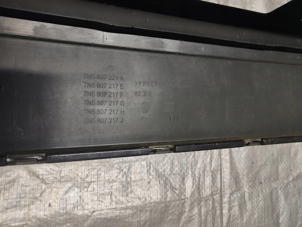 фото №12, Seat alhambra ii 2 7n5 бампер перед передний pdc