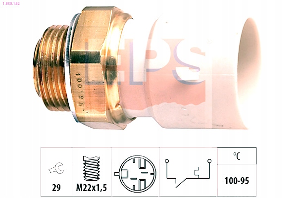 фото №2, Вимикач вентилятора радіатора opel eps