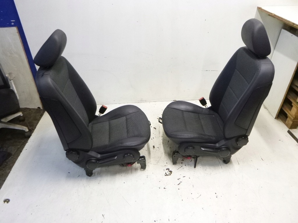 фото №10, Сидіння обшивки оббивка комплект mercedes w169 a klasa шкіра