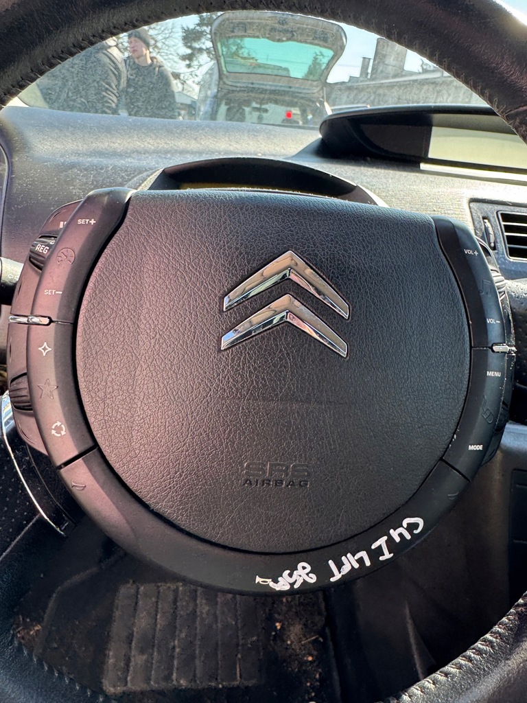 фото №6, Citroen c4 i lift воздуховод подушка безопасности водителя