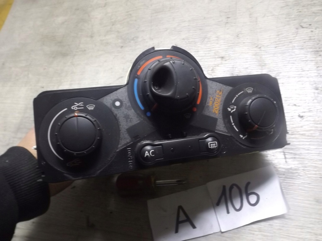 фото №2, Панель управление вентиляция кондиционера renault megane ii 69420001