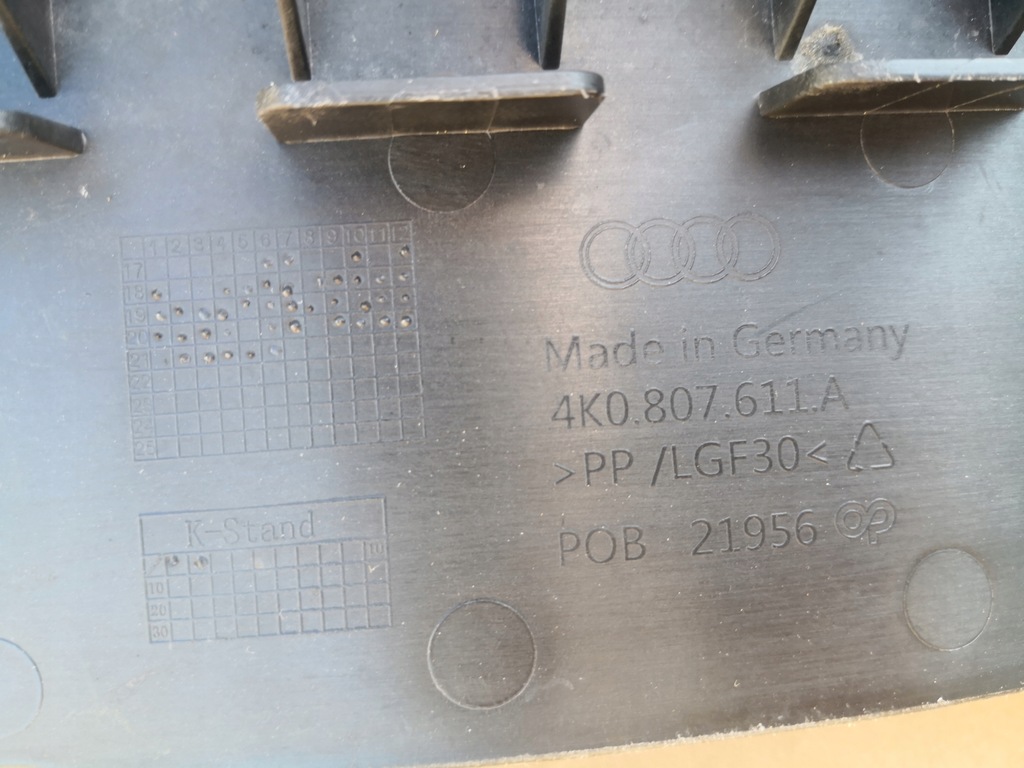 фото №9, Audi a6 s6 c8 4k0 s-line плита pod бампер передний