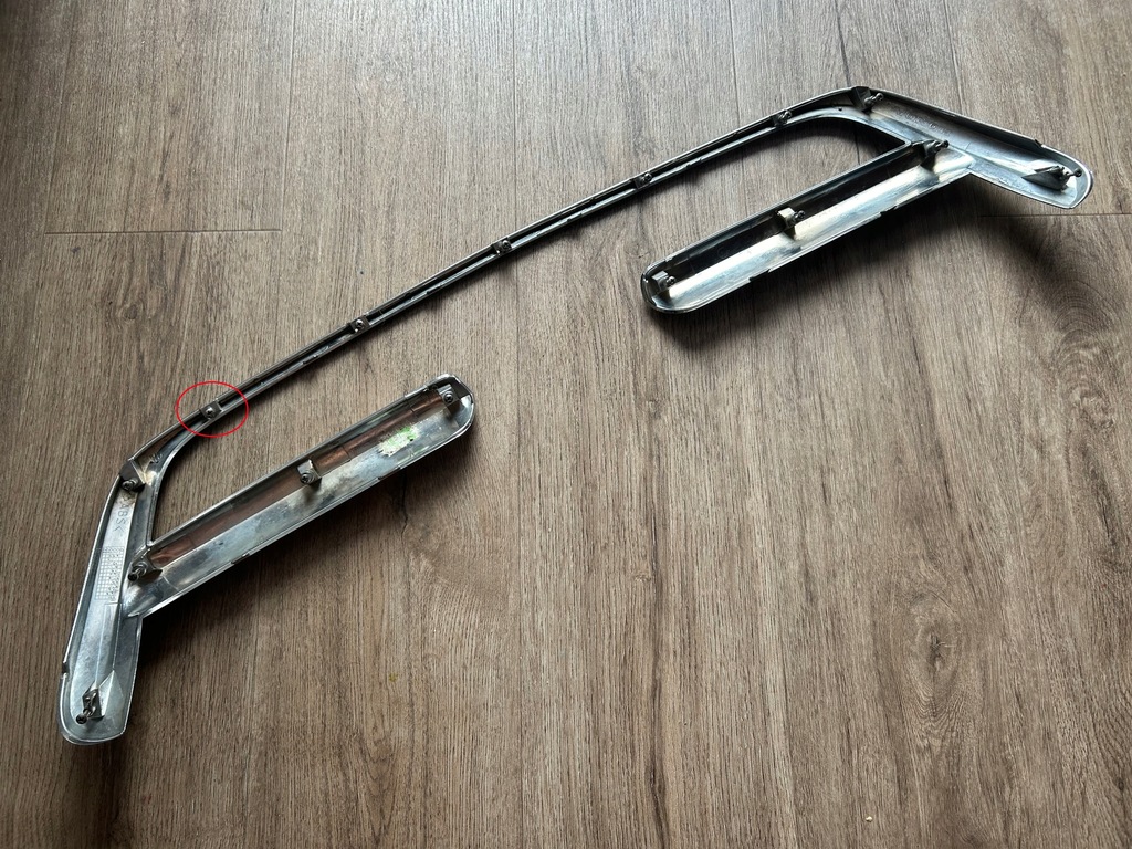 фото №11, Honda cr-v 2 ii przedlift 2001-2004 хром решітка радіатора оригінал