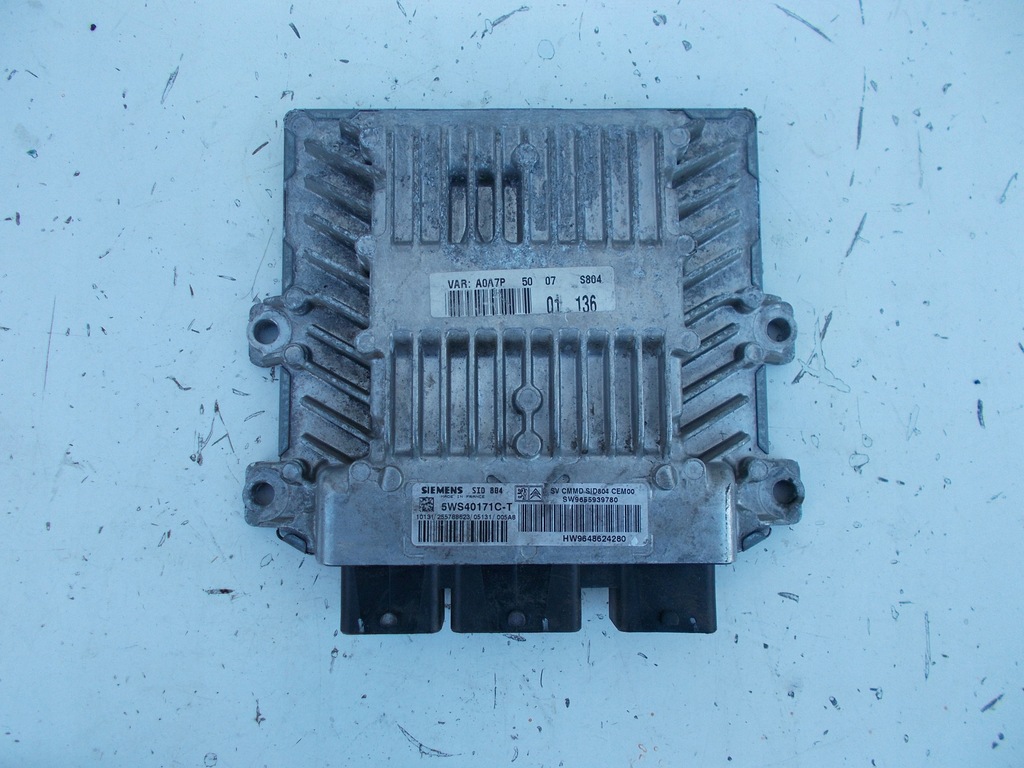 фото №1, Бортовой компьютер peugeot citroen 5ws40171ct