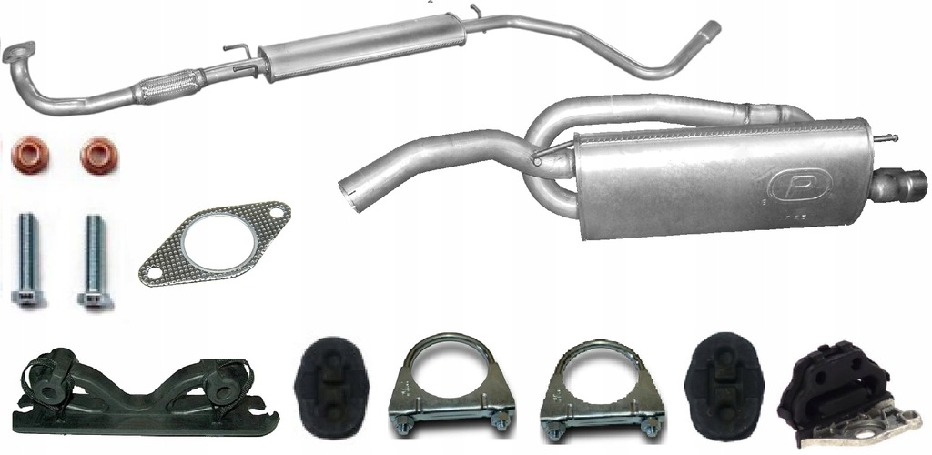 фото №1, Fiat stilo 1.6 sport 2001 - 2006 гаситель комплект