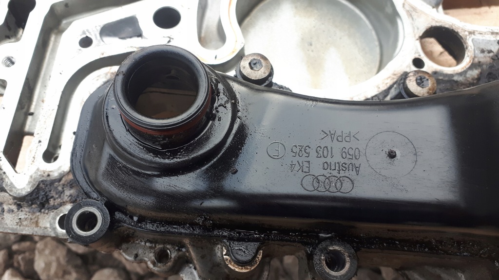 фото №11, A6 c7 4g корпус защита распределительного вала sq5 3.0 tdi a7