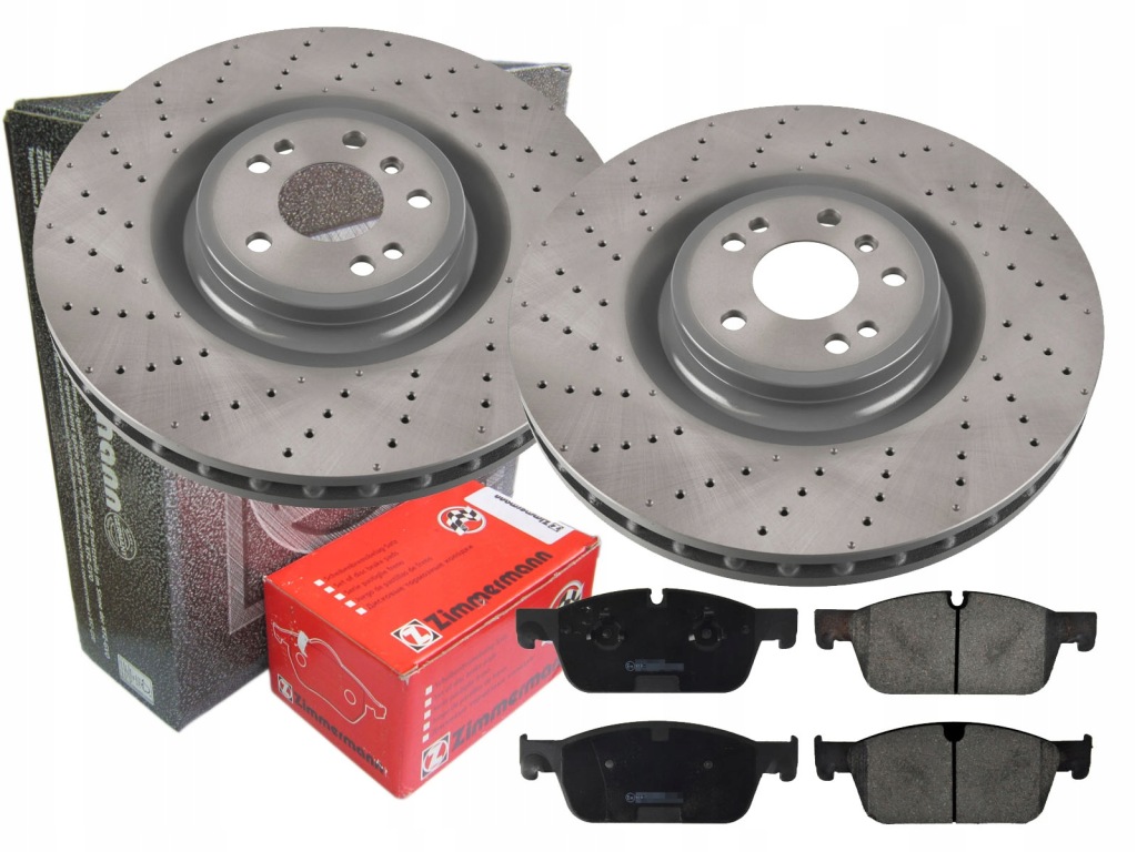 фото №1, Гальмівні диски гальмівні колодки zimmermann перед mercedes x166 375mm