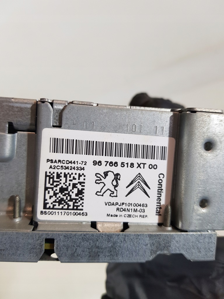 фото №9, Радіо радіопрогравач 96766518xt peugeot partner ii 1.6hdi eu