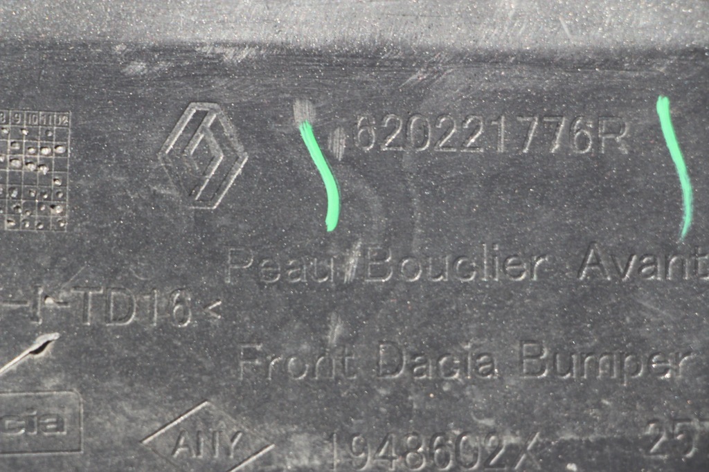 фото №8, Dacia duster ii lift бампер перед передній колір 2017-2023