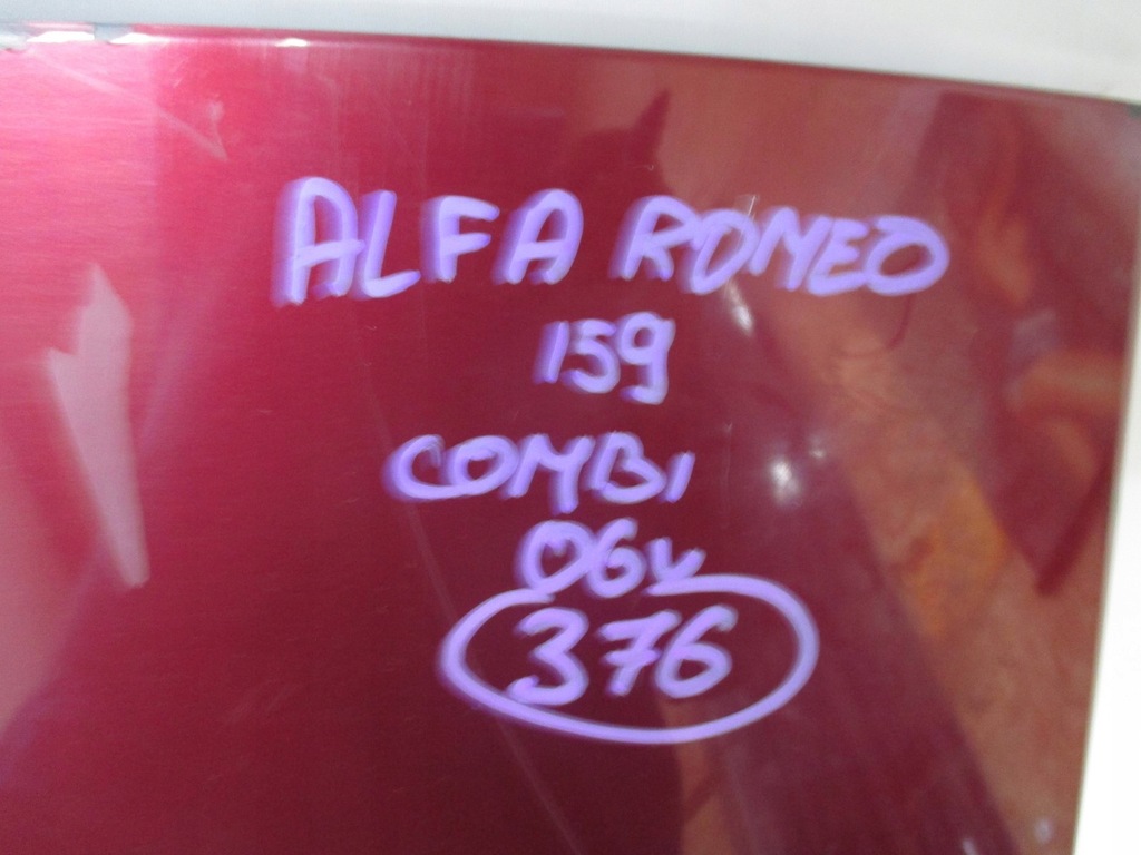 фото №5, Крышка багажника задняя alfa romeo 159 kombi 06r