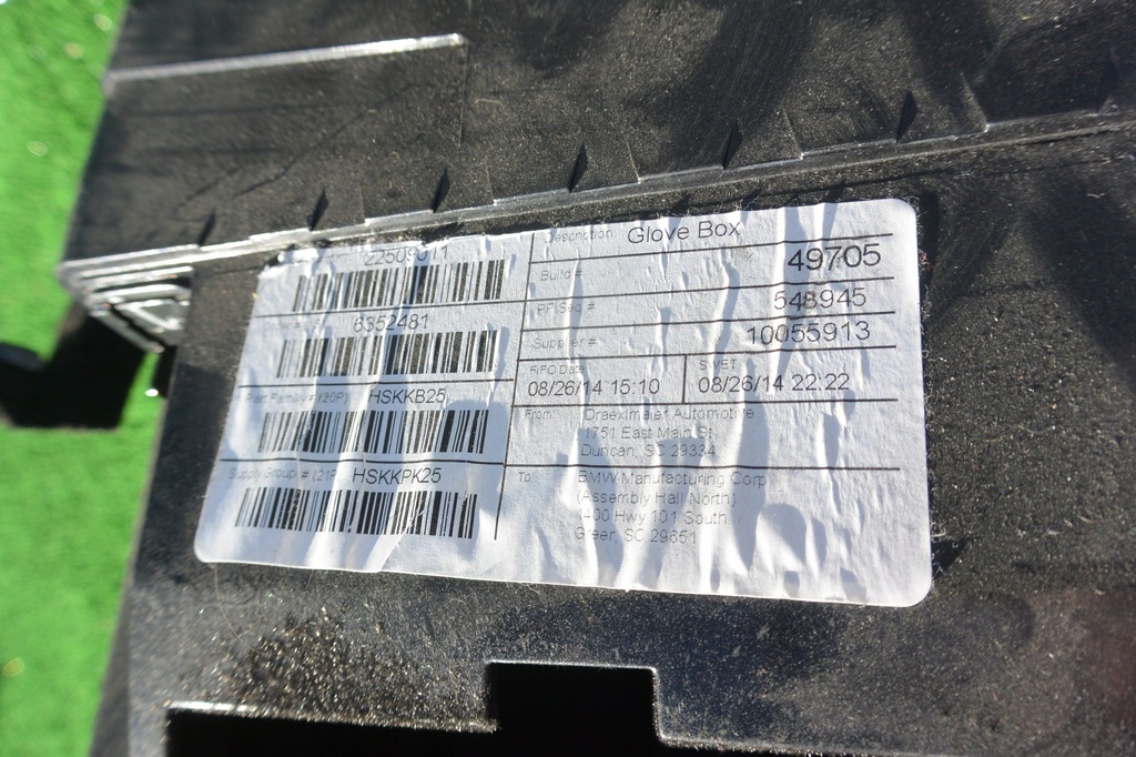 фото №6, Бардачок пасажира bmw x3 f25 uk rhd angielski