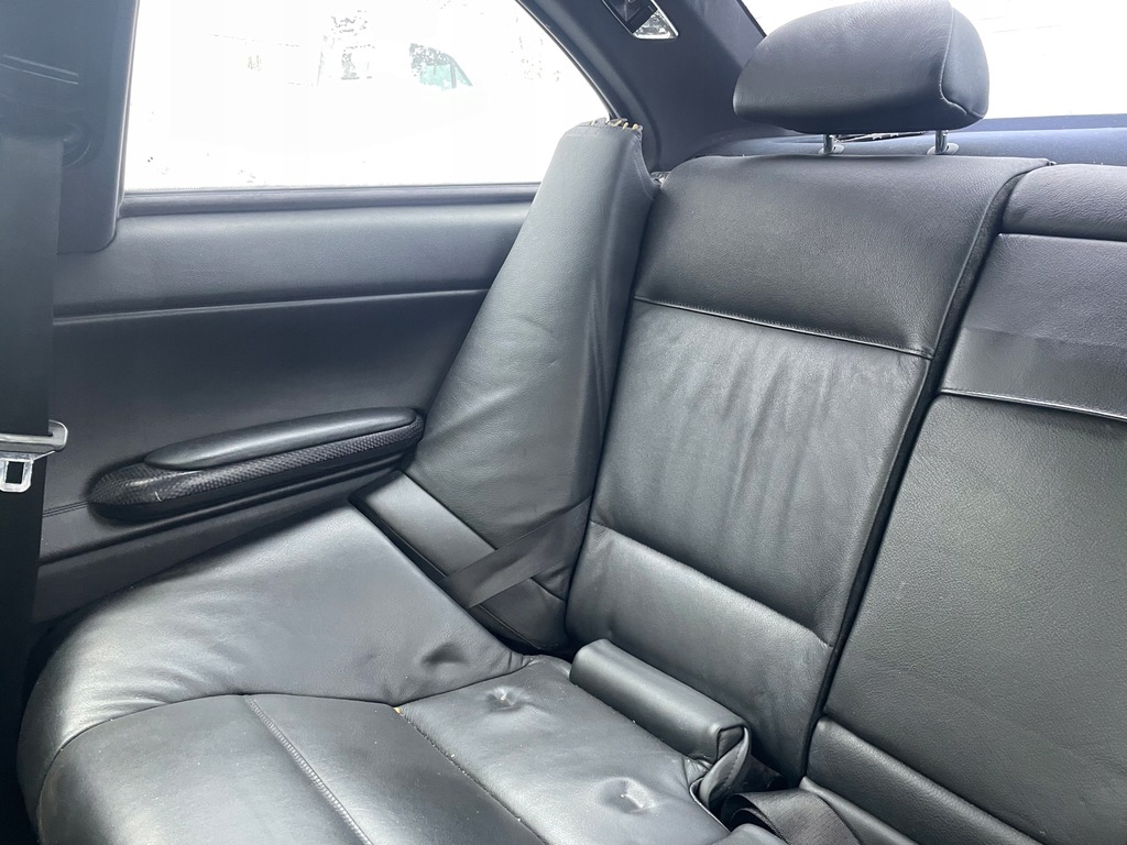 фото №9, Сиденья заднее сиденье обшивки bmw e46 coupe sportsize m набор кожа czarna bdb состояние