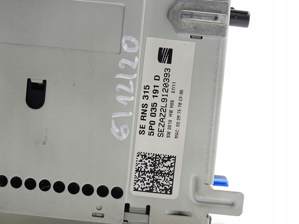 фото №7, Радио радиопроигрыватель cd mp3 aux навигация seat leon ii 2 lift 5p0035191d