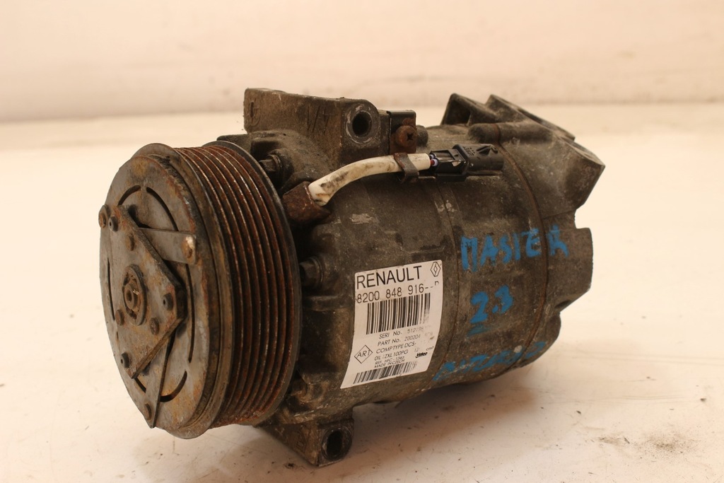 фото №5, Компрессор кондиционера 8200848916 renault master iii movano 2.3 dci