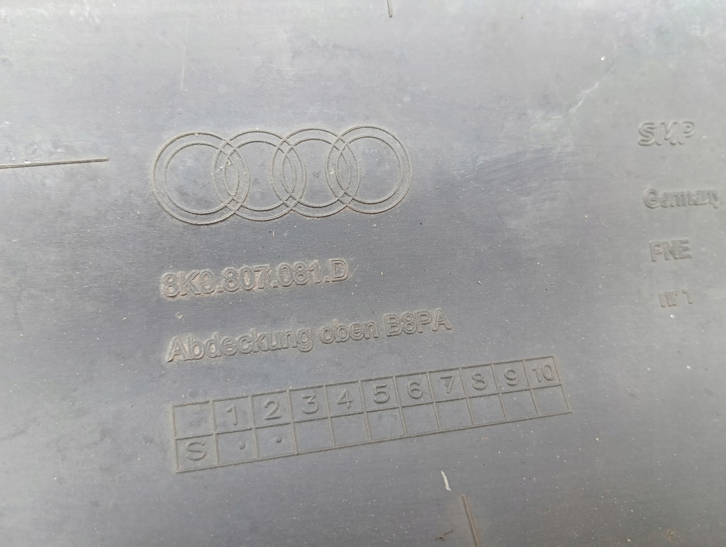 фото №9, Защита поперечина перед 8k0807081d audi a4 b8