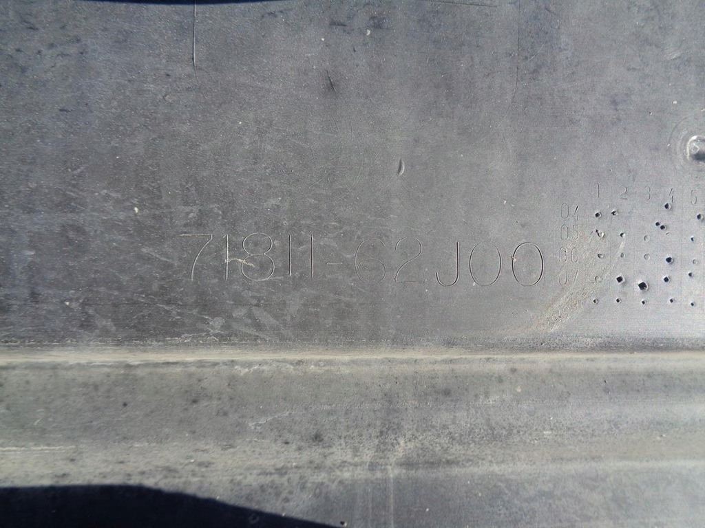 фото №10, Бампер задняя задний pdc suzuki swift iv mk6 5d 2004- лак: z9t 71811-62j00