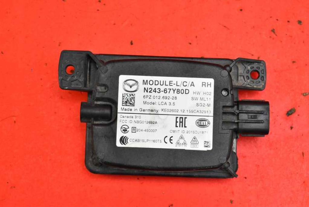 фото №1, Блок управления модуль asystnenta поперечина движения n243-67y80d mazda mx5 iv nd 15-23