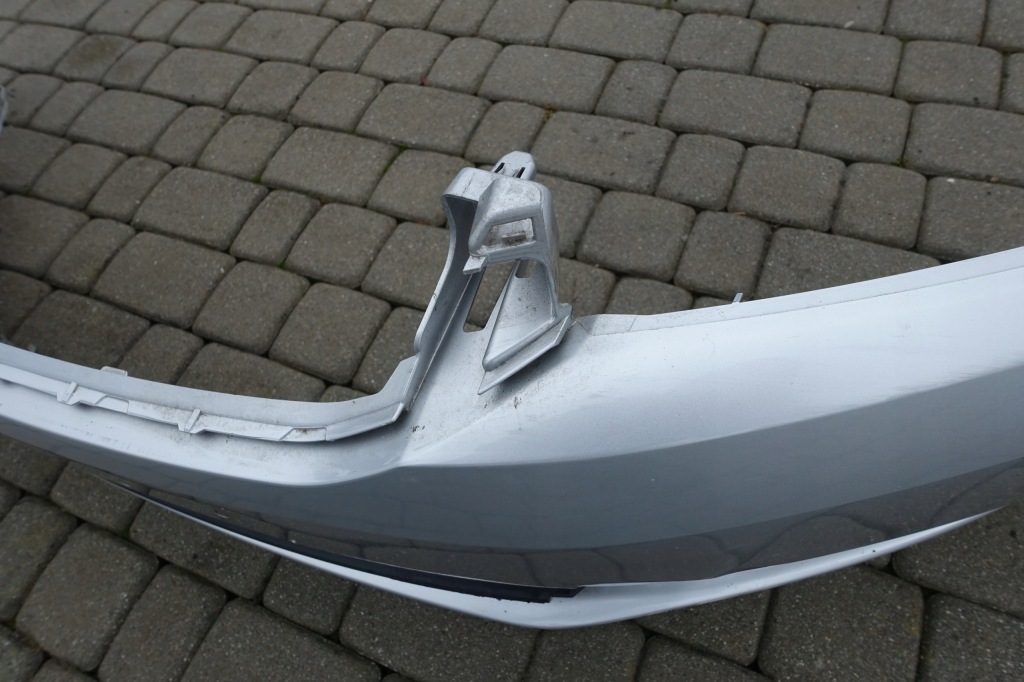 фото №9, Skoda rapid бампер передний серебряный решётка оригинал