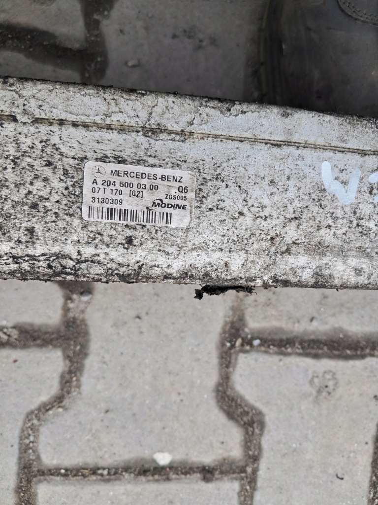 Радіатор повітря інтеркулер mercedes w204 2.2 cdi a2045000300 Київ