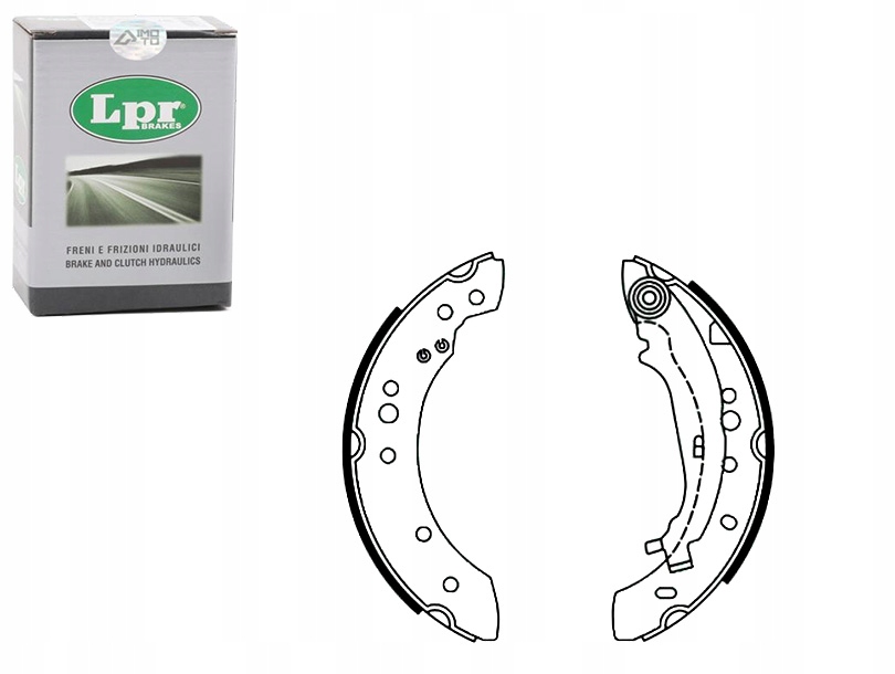 фото №1, Lpr тормозные колодки тормозные kpl. задняя mitsubishi colt czc