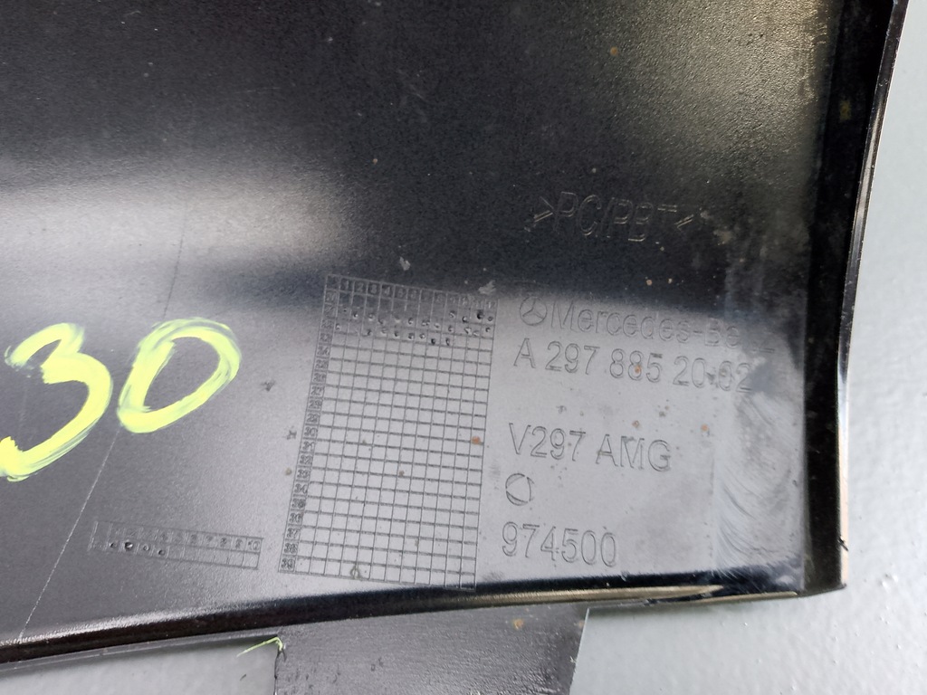 фото №12, Mercedes eqs amg w297 2021- накладка бампер перед a2978852002 =