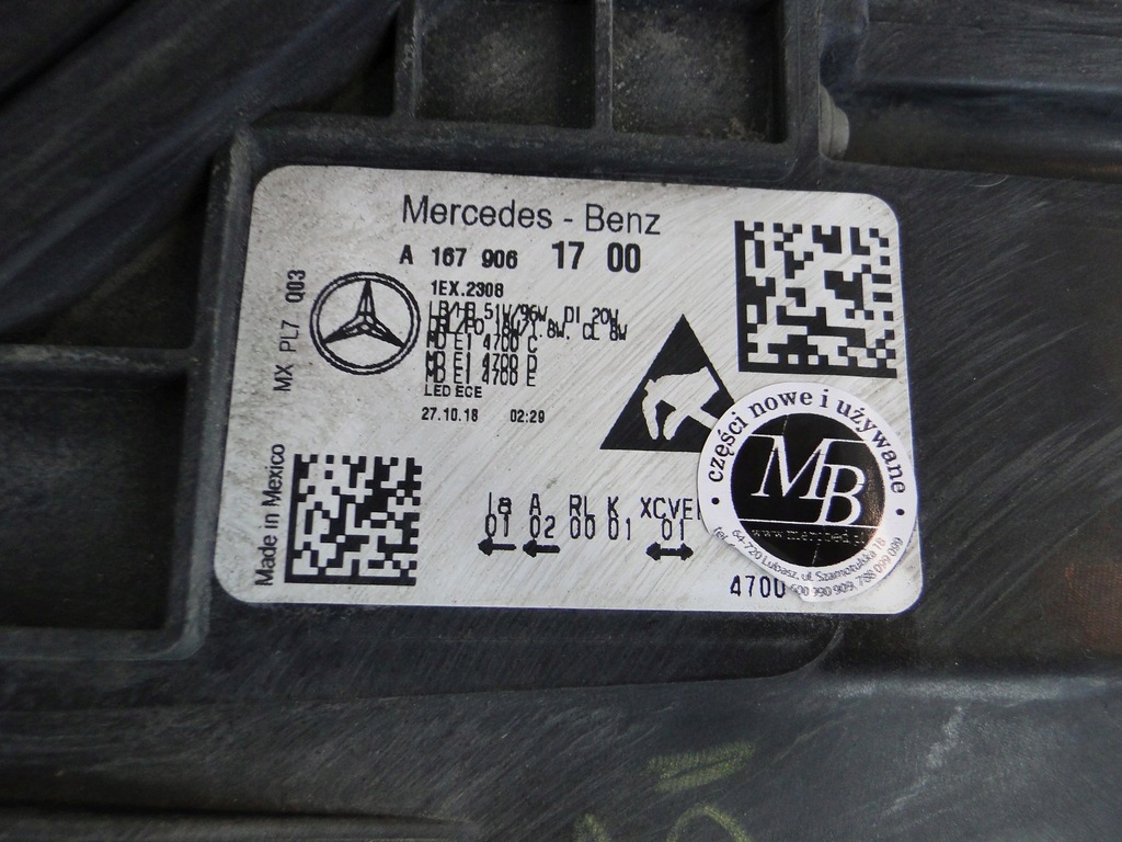 фото №12, Mercedes gle w167 167 лампа правая multibeam led