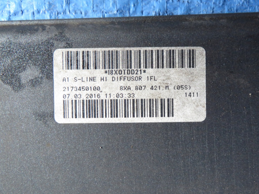 фото №10, Audi a1 lift 8xa дифузор спойлер задня 8xa807421m