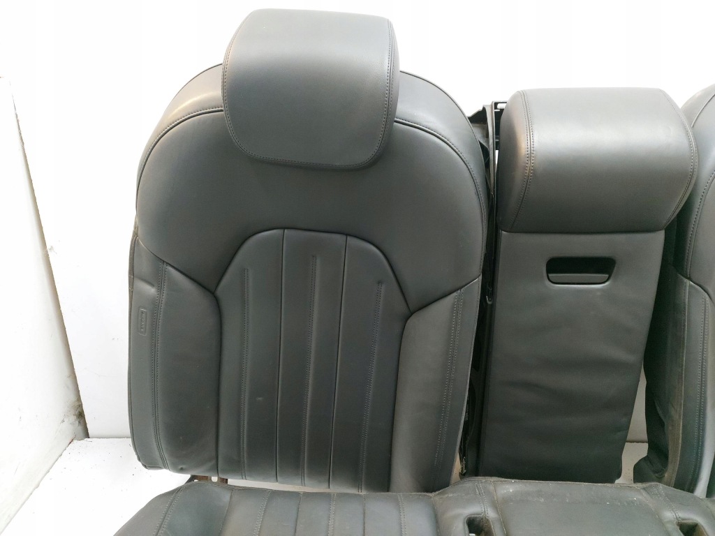 фото №9, Audi a8 d4 4h 2012 заднее сиденье сиденья кожаный чёрные подогрев oryg