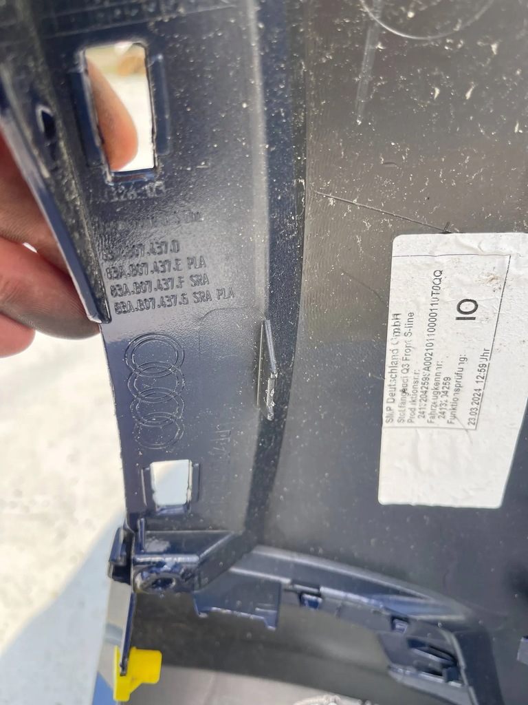 фото №16, Бампер audi q3 ii 83a s-line решётка радиатора перед передний 83a807427