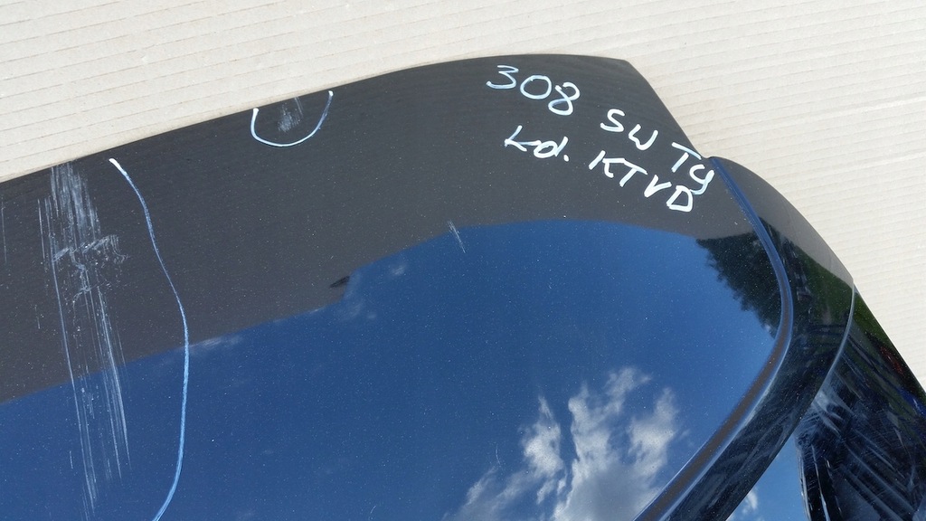 фото №10, Peugeot 308 ii t9 13r- кришка багажника багажника задня sw kombi kod lak ktvd