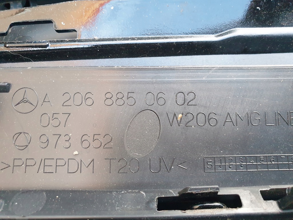 фото №13, Mercedes c-klasa w206 w 206 amg line бампер передний перед