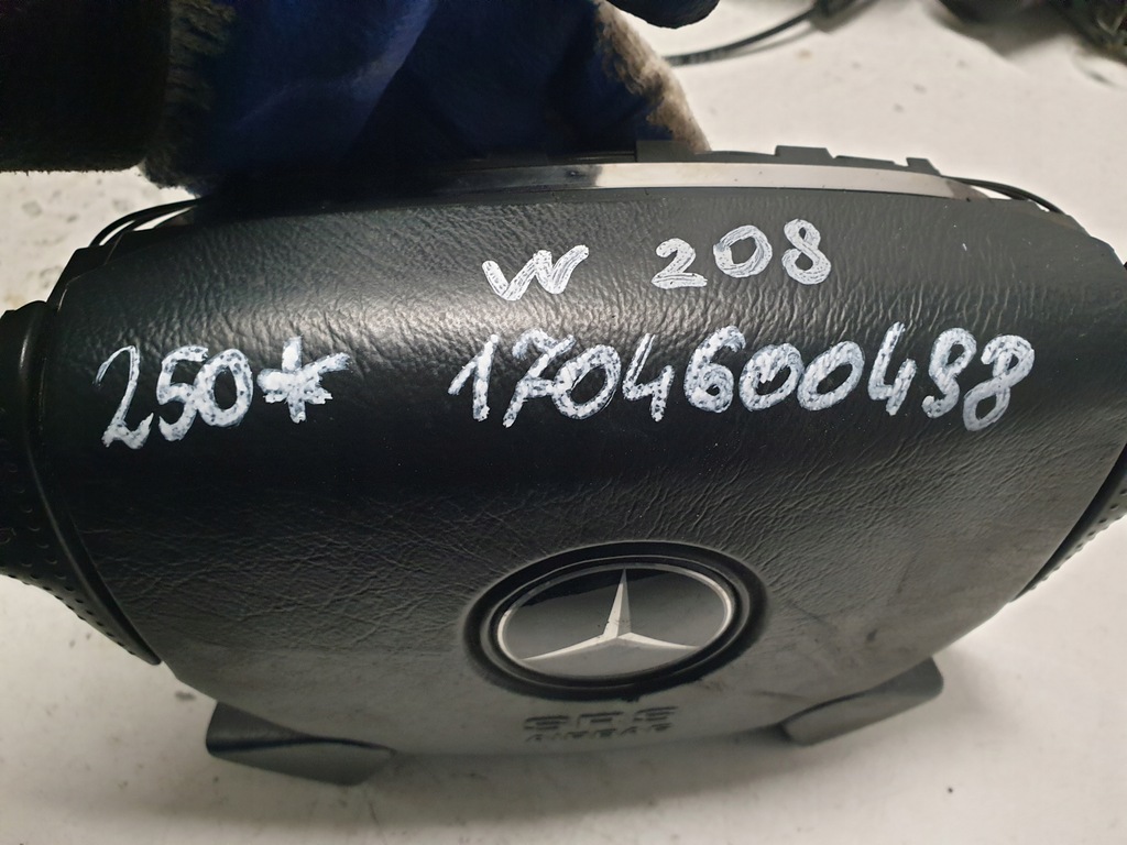фото №5, Подушка подушка безопасности руля водителя mercedes-benz w208 1704600498