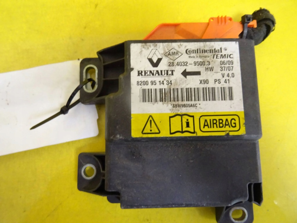 фото №1, Модуль датчик подушка безпеки dacia sandero 2009 8200951434 nr839
