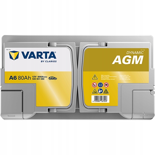 Аккумулятор varta 80 ah agm правая  + 800 a Оригинал