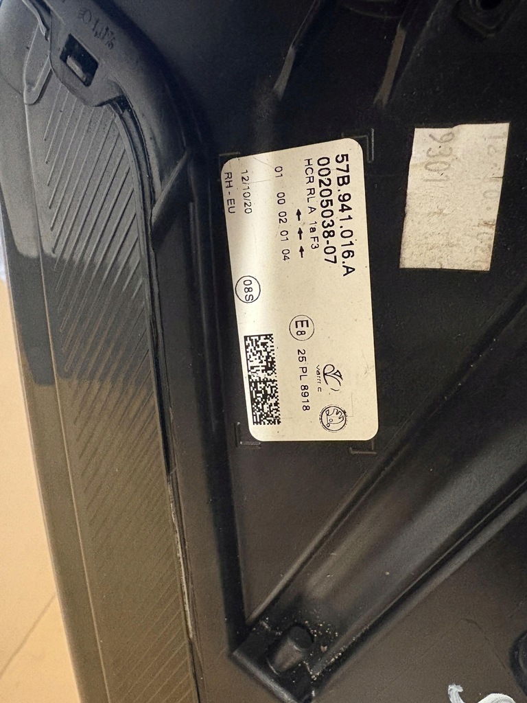 фото №11, Skoda karoq 57b 2017- лампа правий перед звичайна 57b941016a