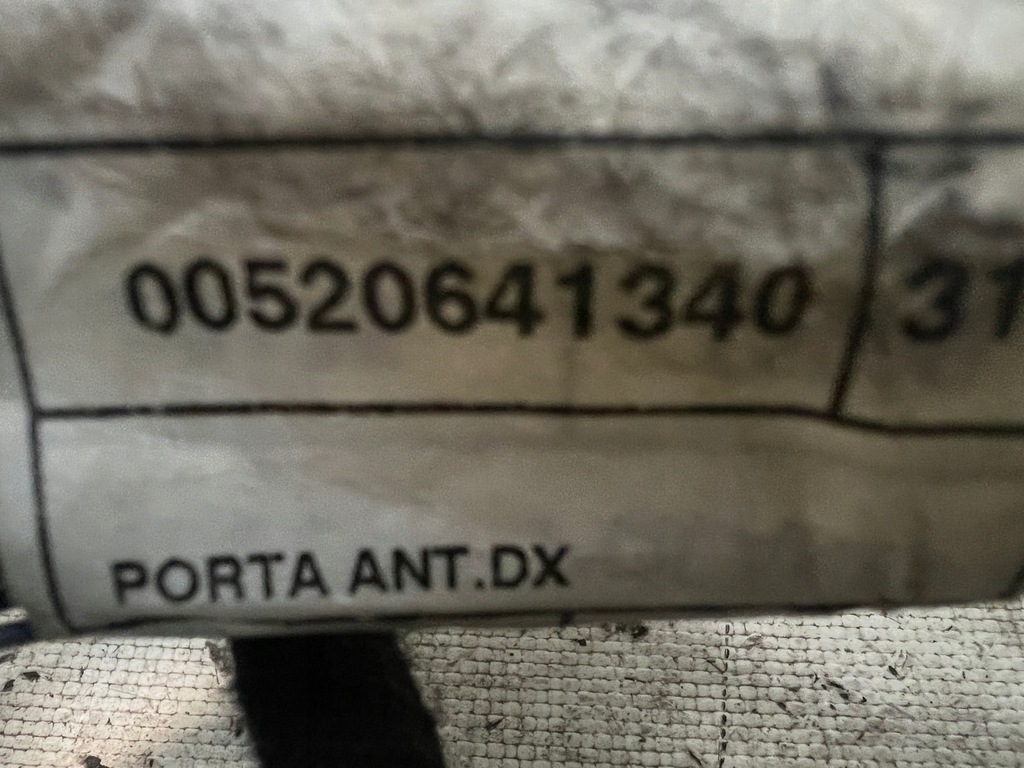 фото №7, Fiat 500 lift джгут електропроводка двері права