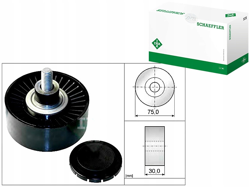 Купити Ролик ремінь багаторучний. bmw 1 3 3,5 06- ina